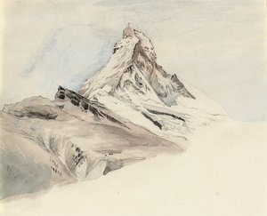 El Matterhorn, Suiza, desde el noreste, 1849