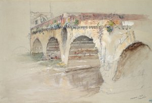 El Ponte della Pietra, Verona de John Ruskin