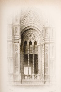 Tracería del Campanario de Giotto, Florencia, de 