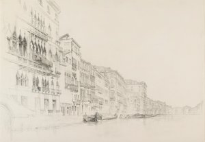 Vista desde el Palazzo Bembo al Palazzo Grimani, Venecia, mayo-junio 1870
