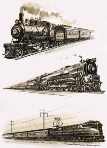 Montaje de trenes estadounidenses de John S. Smith