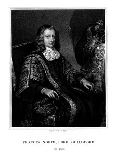 Francis North, 1er Barón Guilford, 1823 de John Samuel Agar