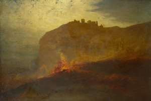 Castillo de Caregg Cennen de John Samuel Raven