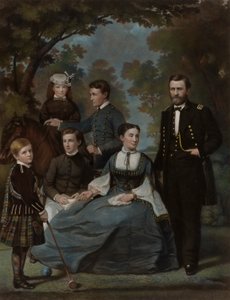 El General Grant y su familia