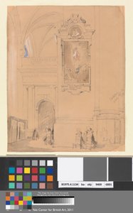 La tumba de Van Balen, Amberes, 7 de septiembre de 1832 de John Scarlett Davis