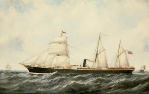 John Scott, barco de vapor Arratoon Apcar, 1873 de John Scott