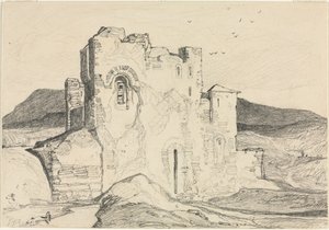 Un castillo en Normandía de John Sell Cotman