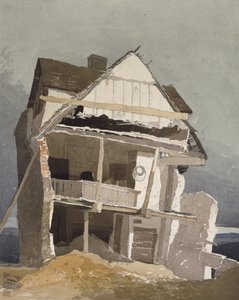 Una casa en ruinas, siglo XIX de John Sell Cotman