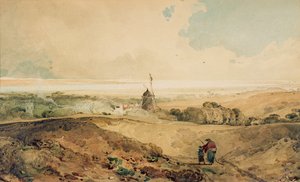Una vista desde Welton, Yorkshire de John Sell Cotman