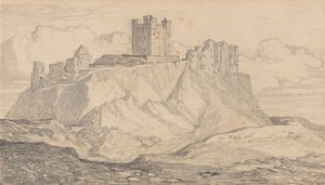 Castillo de Bamborough, Northumberland de John Sell Cotman