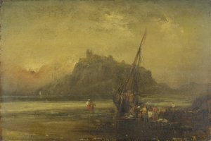 Escena de Playa de John Sell Cotman