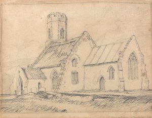 Iglesia de Brampton, Norfolk, desde el sureste de John Sell Cotman