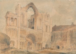 Priorato de Castle Acre, Norfolk, fachada oeste de John Sell Cotman