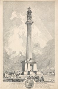 Columna en Yarmouth en memoria de Lord Nelson
