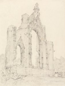 Extremo este de la iglesia de Howden, Yorkshire de John Sell Cotman