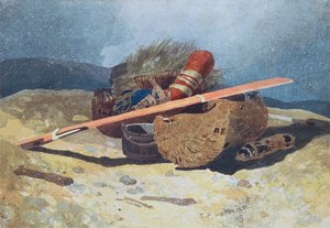 Cubos de Pescado y Timón, 1809 de John Sell Cotman