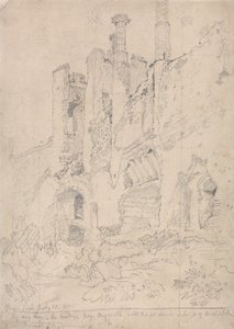 Castillo de Framlingham, Suffolk: Parte del interior en ruinas