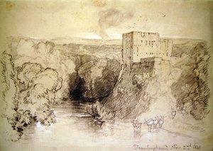 Framlingham: el castillo y el río de John Sell Cotman