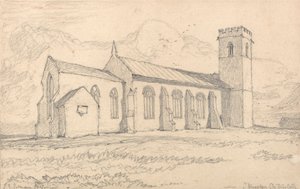 Iglesia de Knapton, Norfolk, desde el noreste de John Sell Cotman