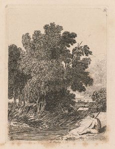 Liber Studiorum: Placa 16, Un Estudio, 1838 de John Sell Cotman