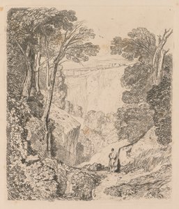 Liber Studiorum: Lámina 2, Vista de Clifton de John Sell Cotman