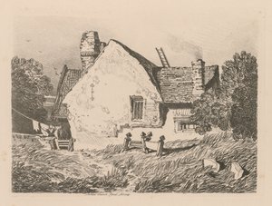 Liber Studiorum: Placa 39, Vista en Ashdted, Surrey de John Sell Cotman