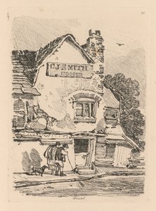 Libro de Estudios: Placa 41, Casa en Bristol de John Sell Cotman