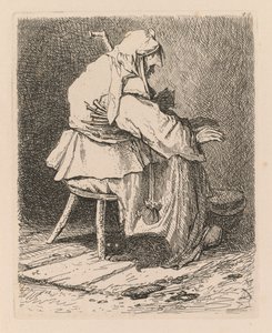 Liber Studiorum: Lámina 44, Boceto según Rembrandt de John Sell Cotman