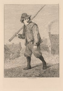 Liber Studiorum: Placa 46, Boceto después de Teniers, 1838 de John Sell Cotman
