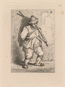 Libro de estudios: lámina 48, un estudio de John Sell Cotman