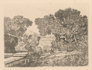 Liber Studiorum: Placa 9, Un Estudio, 1838 de John Sell Cotman