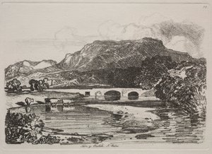Liber Studiorum: Tan y Beolch, Gales del Norte de John Sell Cotman