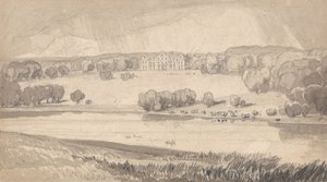 Raynham Hall, Norfolk de John Sell Cotman