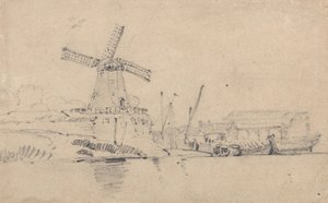 Río y molino de John Sell Cotman