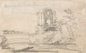 Templo en ruinas según Richard Wilson de John Sell Cotman