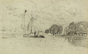 Barcaza de vela de John Sell Cotman