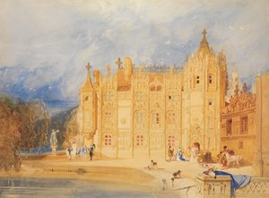 La casa abacial, Abadía de St. Ouen, Rouen, 1824-31 de John Sell Cotman