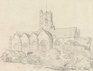 Iglesia de San Juan, Peronne (Somme) de John Sell Cotman
