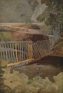 La puerta de caída, Duncombe Park, 1923
