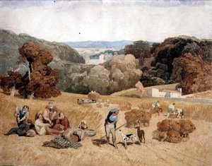 El Campo de Cosecha de John Sell Cotman