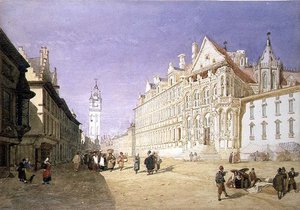 El Ayuntamiento de Gante de John Sell Cotman