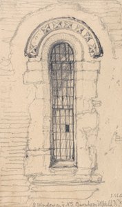 Ventana del lado norte de la iglesia de Burnham Ulph, Norfolk de John Sell Cotman