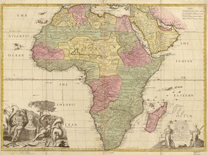 África - corregido a partir de las observaciones de la Royal Society de Londres y París. LOC 2005625330