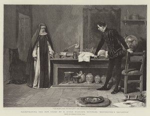 Ilustrando la nueva Historia de H Rider Haggard, titulada La Hija de Moctezuma