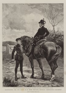 Ilustrando la nueva historia de H Rider Haggard, titulada La Hija de Moctezuma de John Seymour Lucas