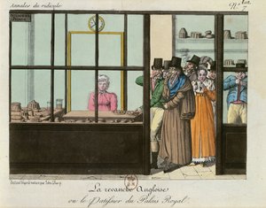 La Venganza Inglesa o, La Pastelería en el Palais Royal, c.1815 de John Sharp
