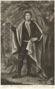 Tee Yee Neen Ho Ga Row, Emperador de las Seis Naciones de John Simon after John Verelst