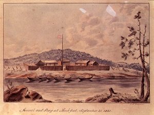 Llegada y Estancia en Rockfort, 1821 de John Simpson