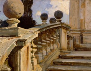 Una Balaustrada de John Singer Sargent