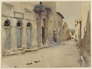 Una calle en España de John Singer Sargent